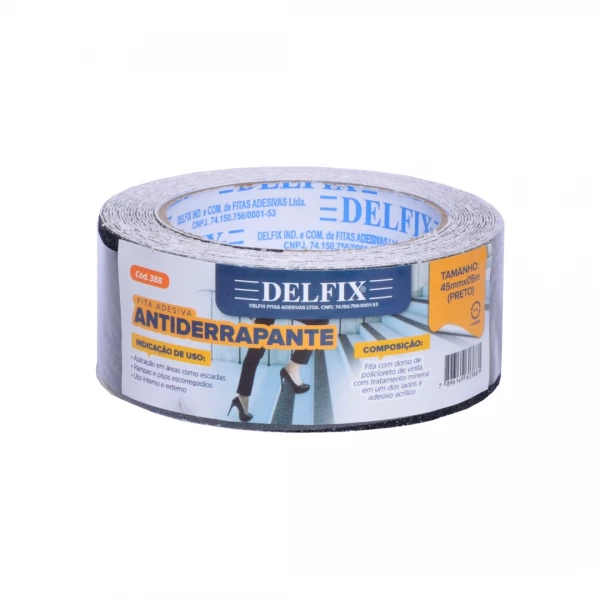 Fita Adesiva Antiderrapante 45x05m Preta