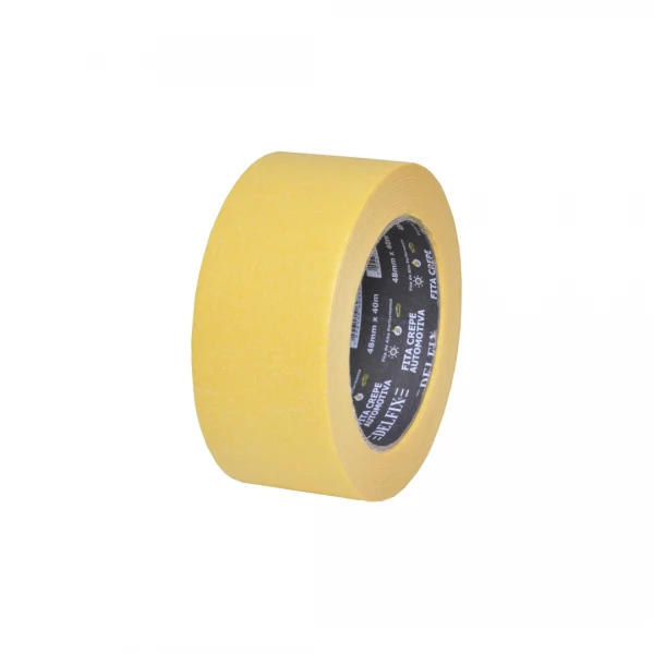 Fita Crepe 48mm x 40m Amarela 