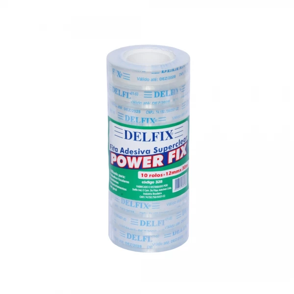 Fita Adesiva 12mmx30m Super Clear