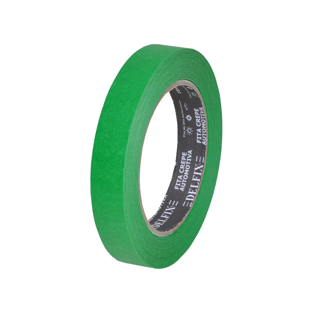 Fita Crepe 18mm x 40m Verde