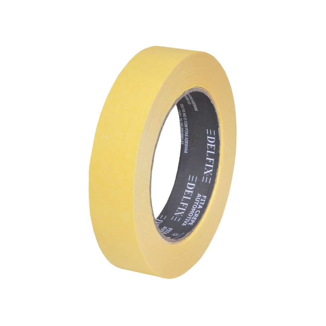 Fita Crepe 24mm x 40m Amarela 