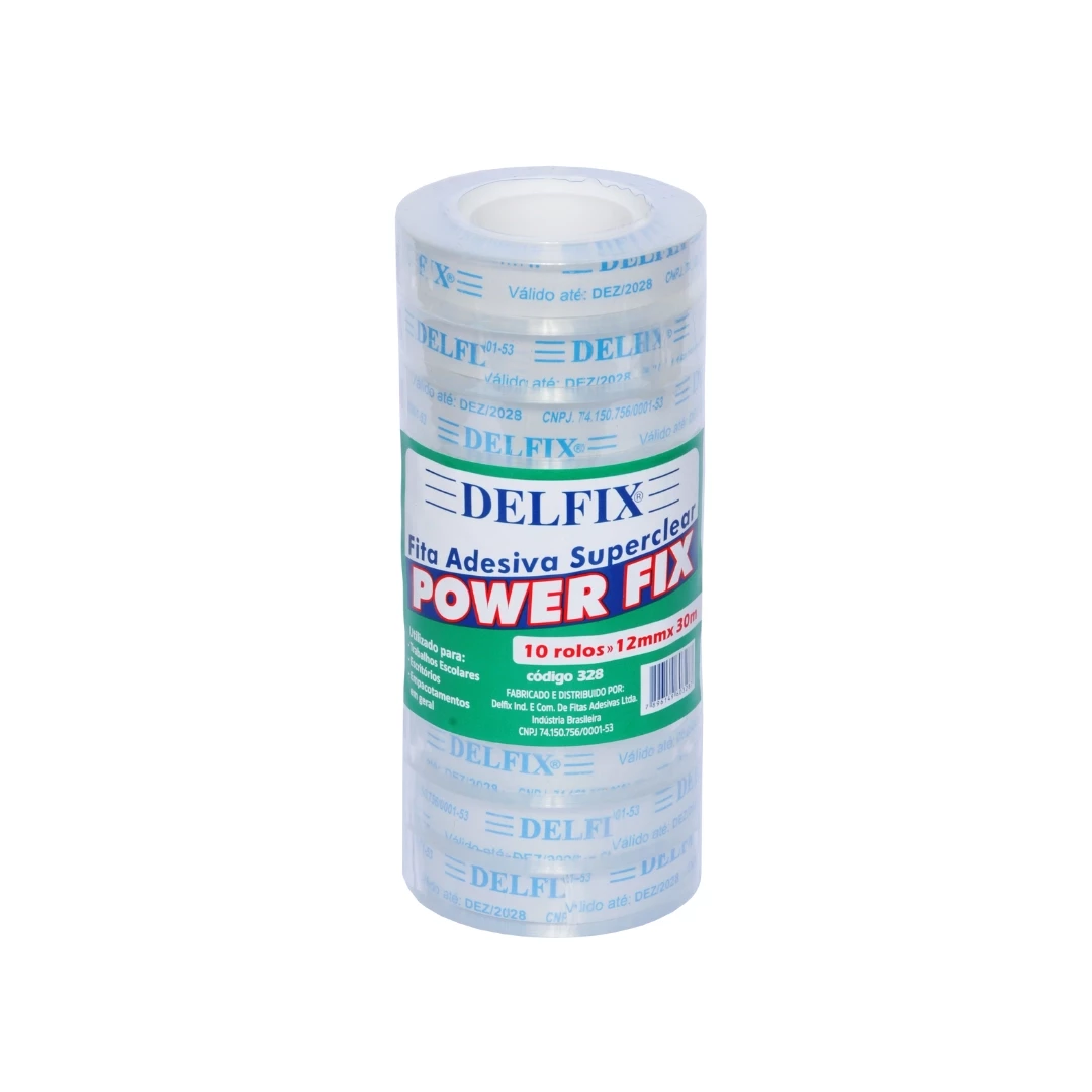 Fita Adesiva 12mmx30m Super Clear