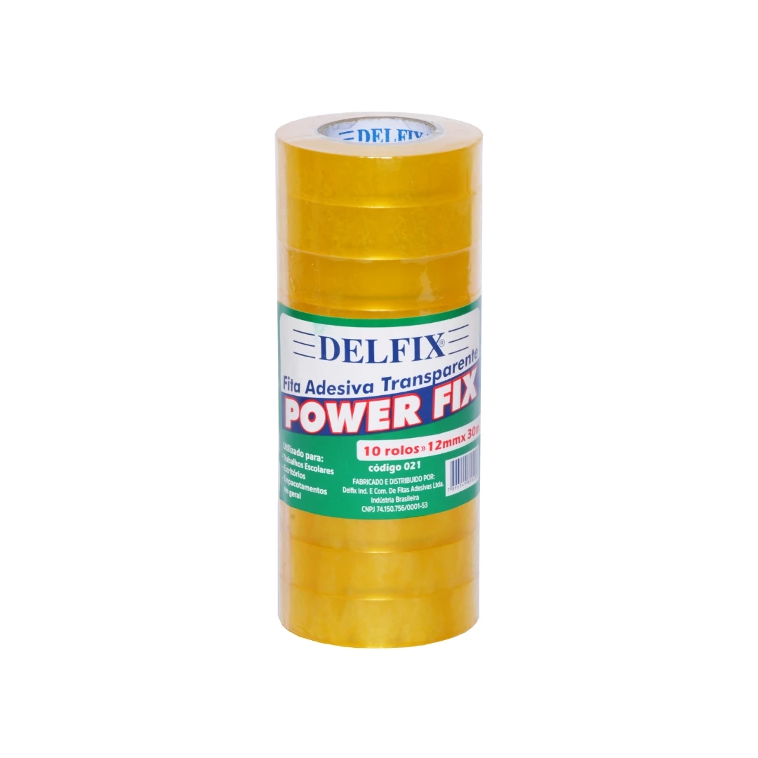 Fita Adesiva 12mmx30m Transparente