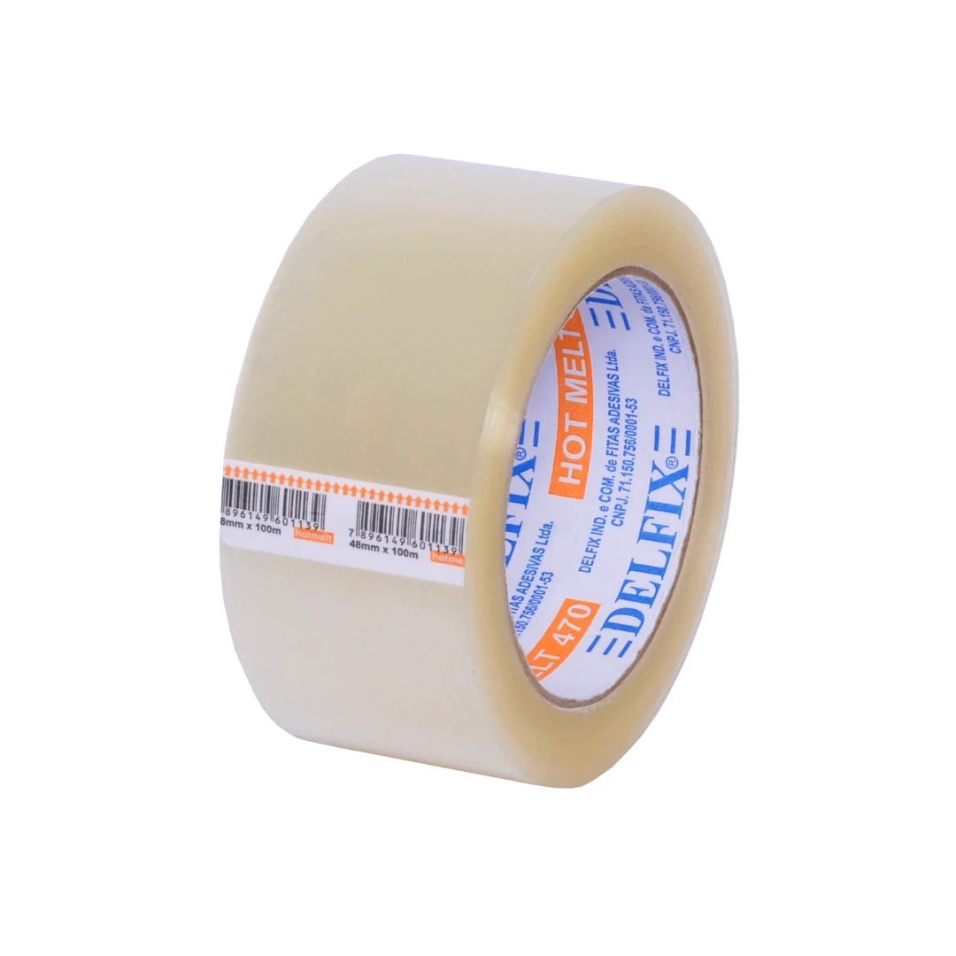 Fita Adesiva Hotmelt 48mmx100m Cristal